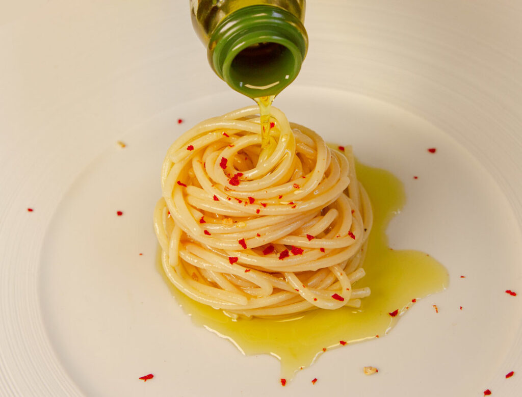 spaghetti aglio olio e peperoncino